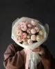 Монобукет пионовидных роз Мэнсфилд Парк 7  №538
