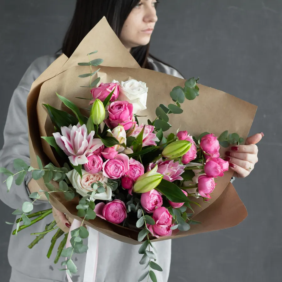 Авторский букет "Лилия"  №453