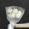 Монобукет из 5 белых пионов №415