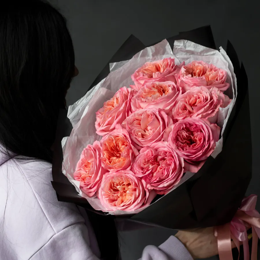 Монобукет "Пинк Экспрешшен 11"  №340