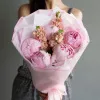 Дуобукет из пионов и матиолы  №259