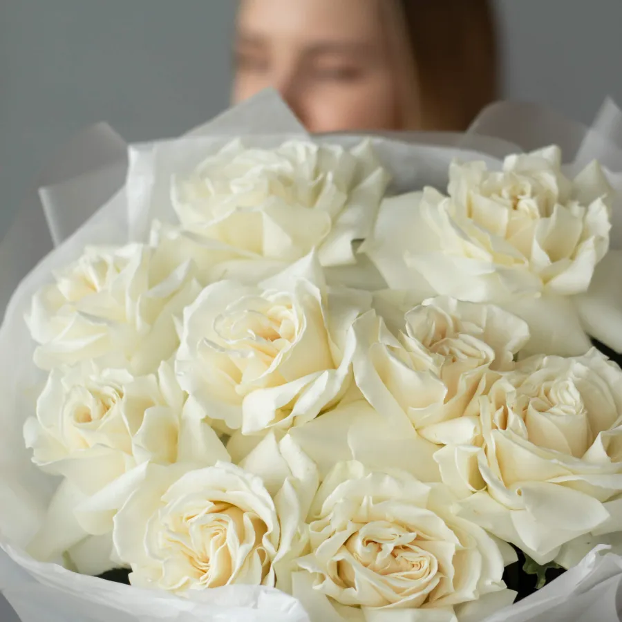 Монобукет французских роз №422