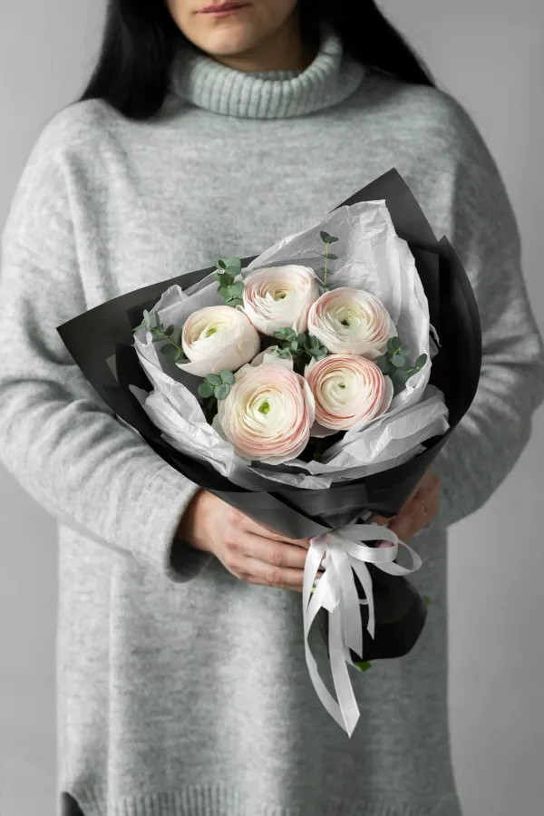 Монобукет Ранункулюсов "Ханой 5"  №329