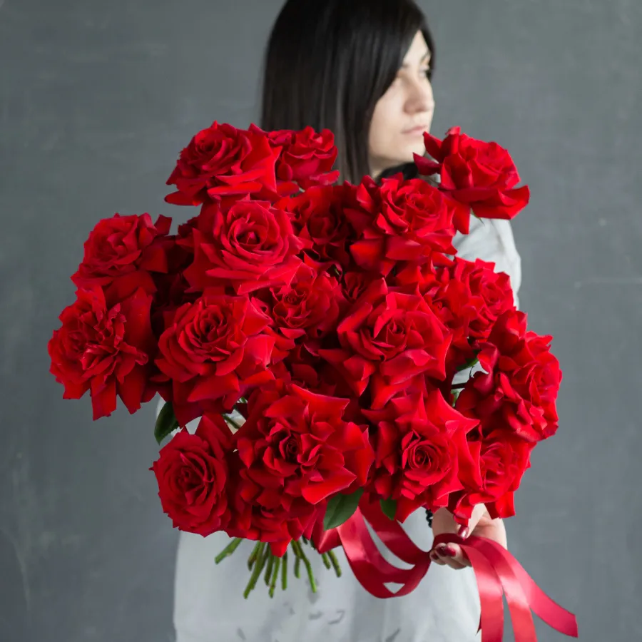 Монобукет французских роз №457