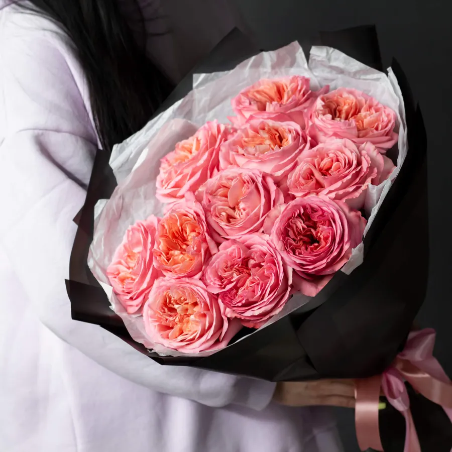 Монобукет "Пинк Экспрешшен 11"  №340