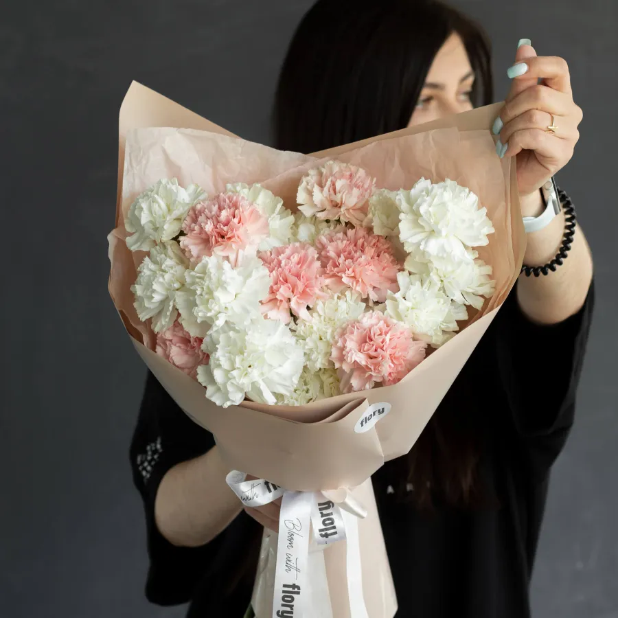 Монобукет кружевных диантусов 17 №418 Монобукет кружевных диантусов 17 №418