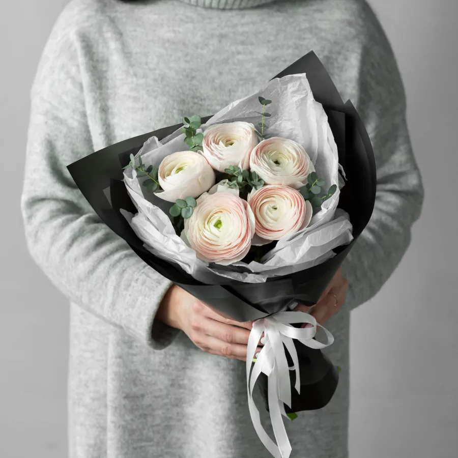 Монобукет Ранункулюсов "Ханой 5"  №329