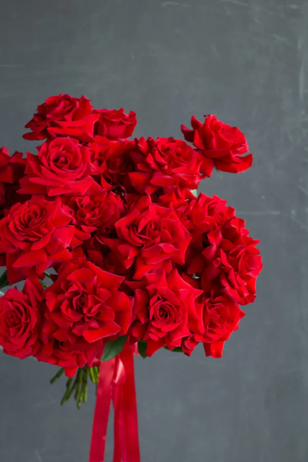 Монобукет французских роз №457