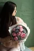 Дуобукет из пионов и гвоздик  №275