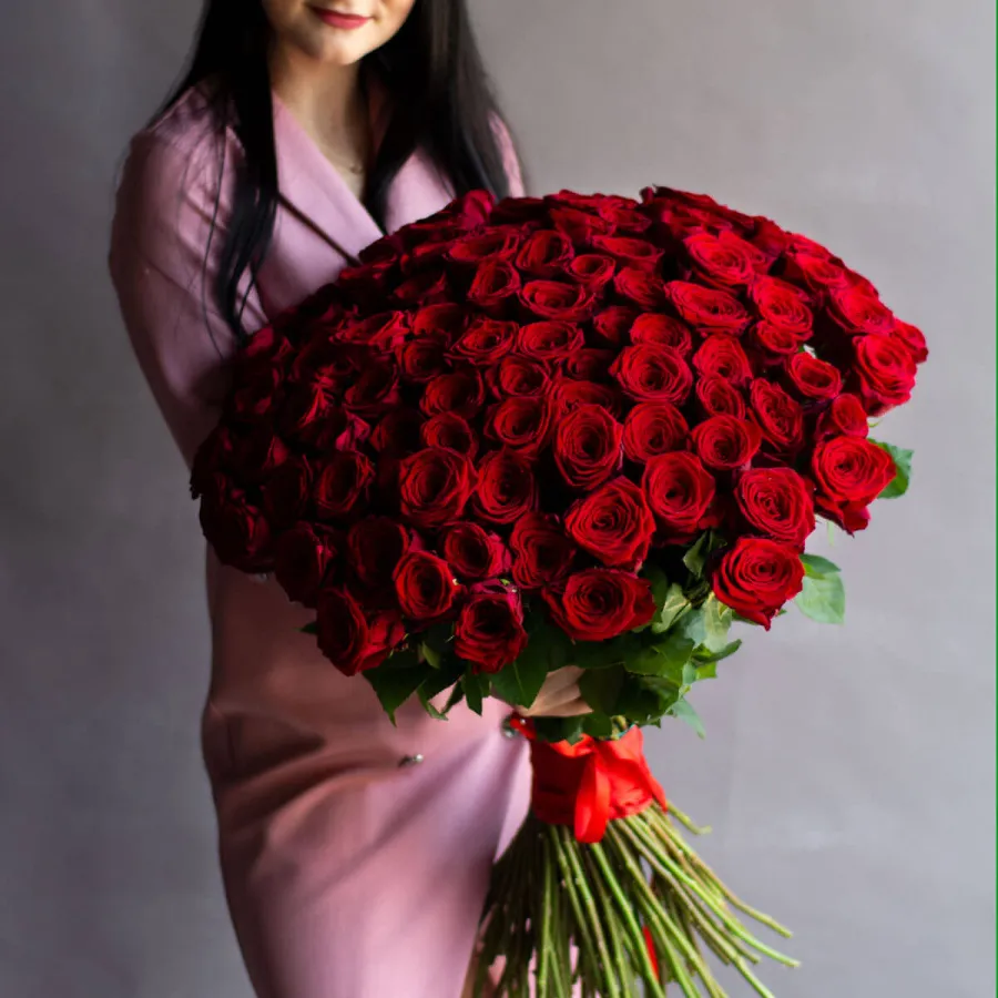 Букет из 101 красной розы (Голландия) №150