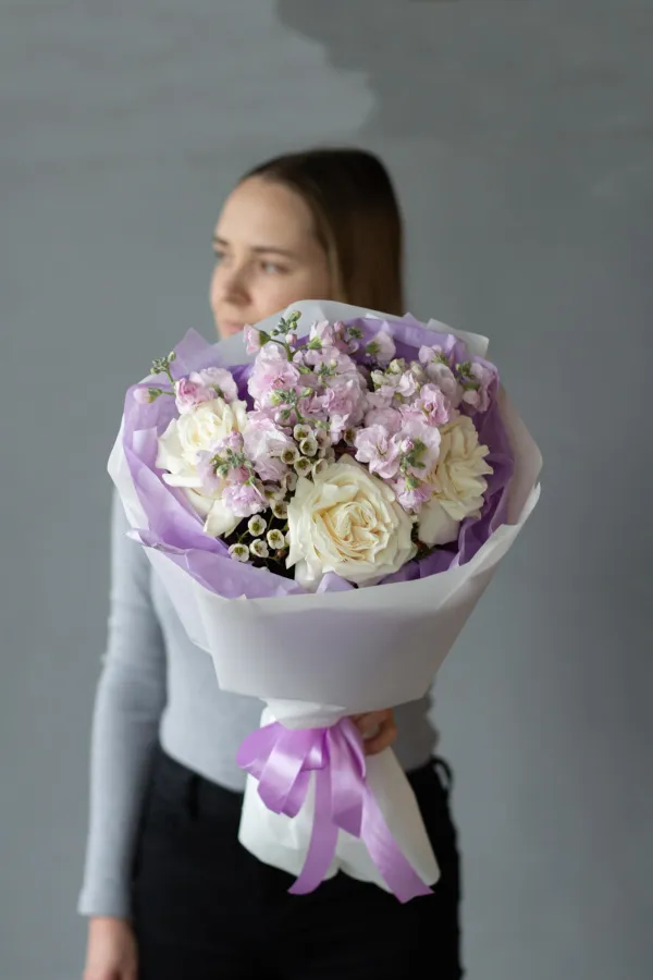 Авторский букет "Виолетта" №436
