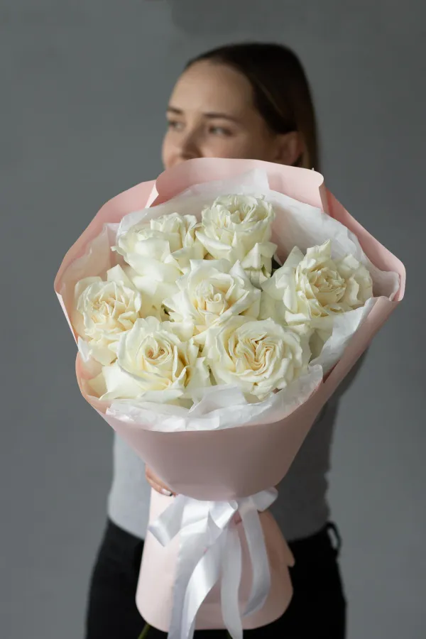 Монобукет французских роз №441