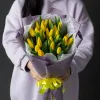 Монобукет "25 жёлтых тюльпанов"  №342