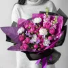 Авторский букет "Пёрпл Флэйм"  №328