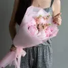 Дуобукет из пионов и матиолы  №259