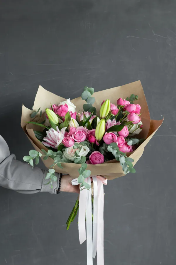 Авторский букет "Лилия"  №453