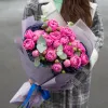 Монобукет пионовидных роз "Мисти бабблс" №220 Монобукет пионовидных роз "Мисти бабблс" №220