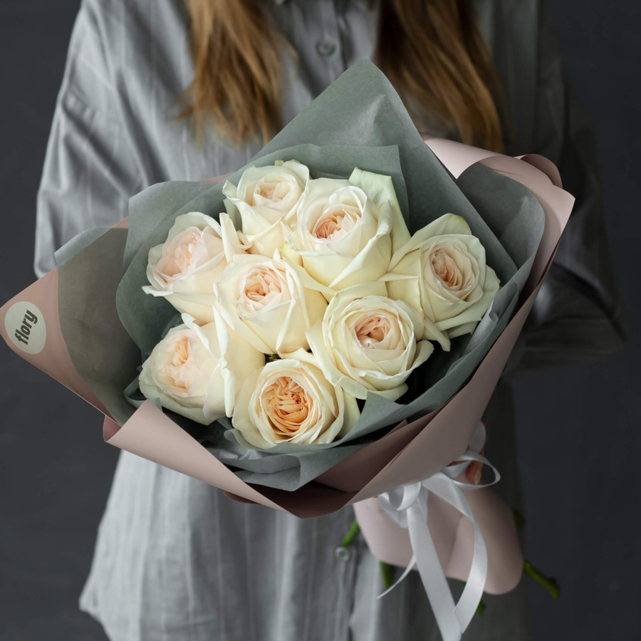 Монобукет "Вайт Охара 9"  №334