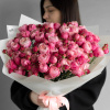 Монобукет пионовидных роз Сильвия Пинк №404 Монобукет пионовидных роз Сильвия Пинк №404