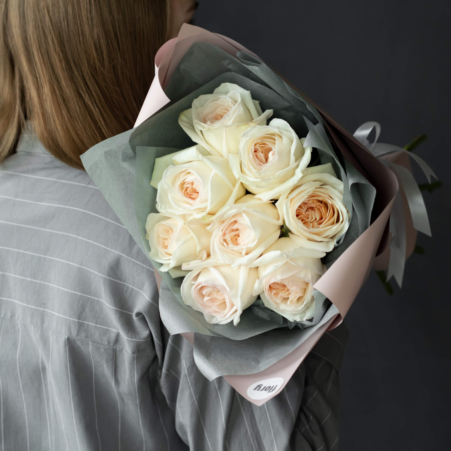 Монобукет "Вайт Охара 9"  №334