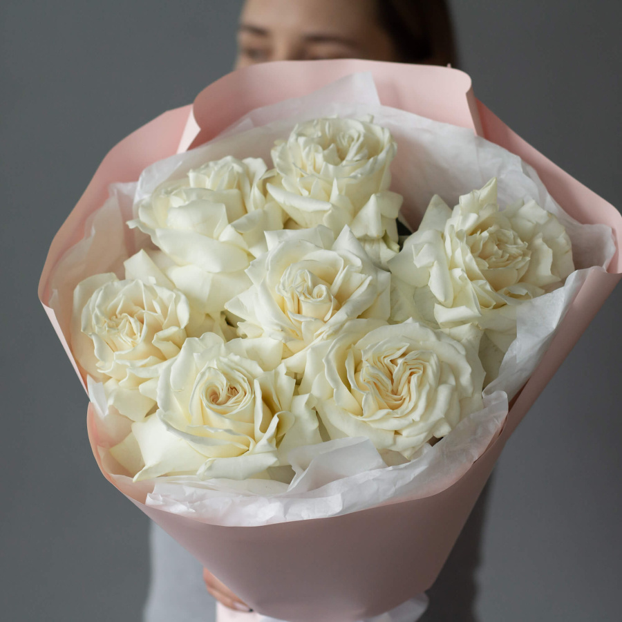 Монобукет французских роз №441