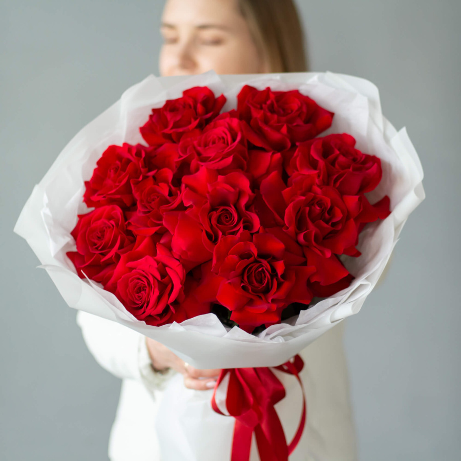 Монобукет французских роз №421