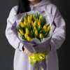 Монобукет "25 жёлтых тюльпанов"  №342