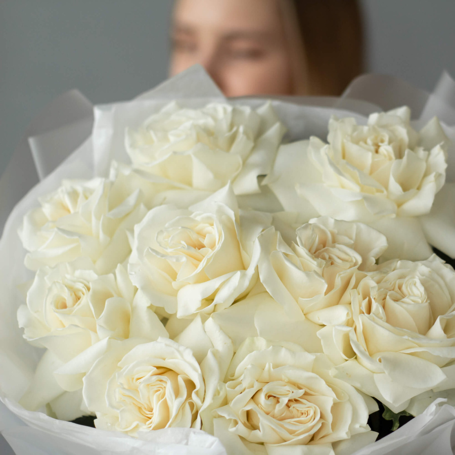 Монобукет французских роз №422