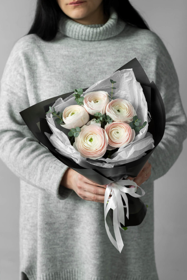 Монобукет Ранункулюсов "Ханой 5"  №329