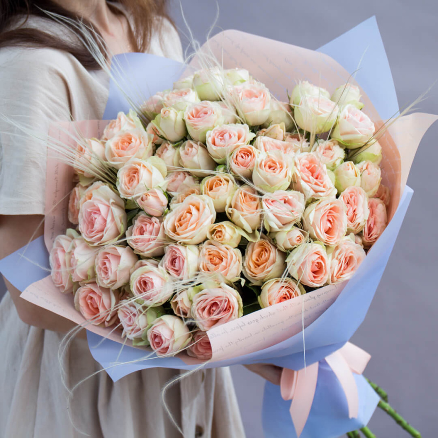 Монобукет кустовых роз "Кристи" №211