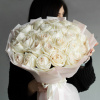 Монобукет пионовидных рох Вайт Охара 25 №402
