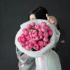 Монобукет пионовидных роз Сильвия Пинк №504
