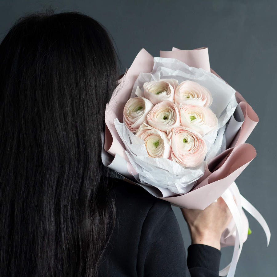 Монобукет Ранункулюсов "Ханой"  №327