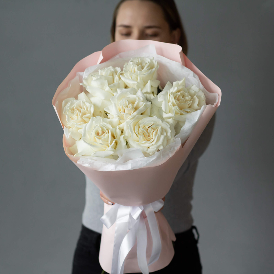 Монобукет французских роз №441