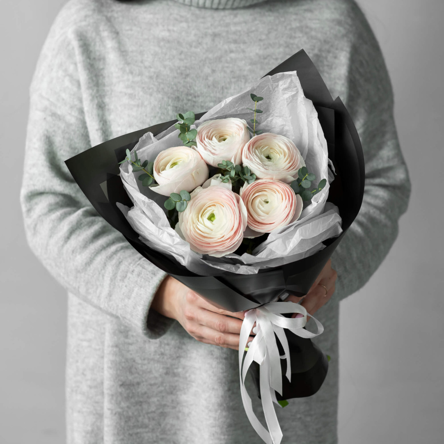 Монобукет Ранункулюсов "Ханой 5"  №329