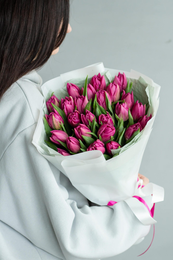 Монобукет тюльпанов "Даблпрайс 25" №368 Монобукет тюльпанов "Даблпрайс 25" №368