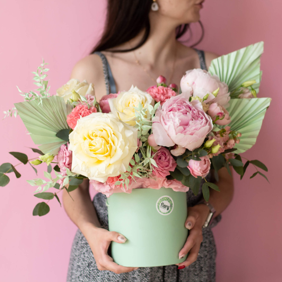 Авторская шляпная коробка "Фэйн"  №858