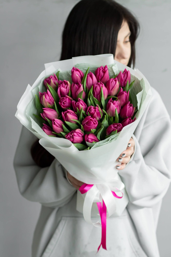 Монобукет тюльпанов "Даблпрайс 25" №368 Монобукет тюльпанов "Даблпрайс 25" №368