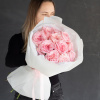 Монобукет пионовидных роз "Пинк Охара" №463