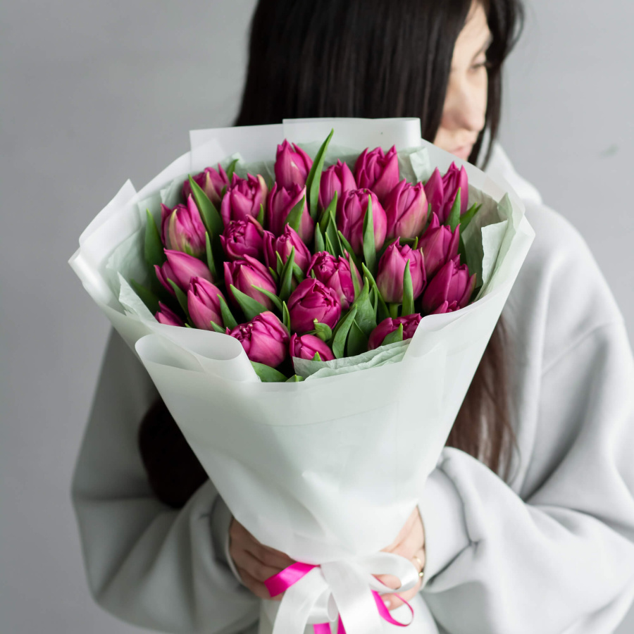 Монобукет тюльпанов "Даблпрайс 25" №368 Монобукет тюльпанов "Даблпрайс 25" №368