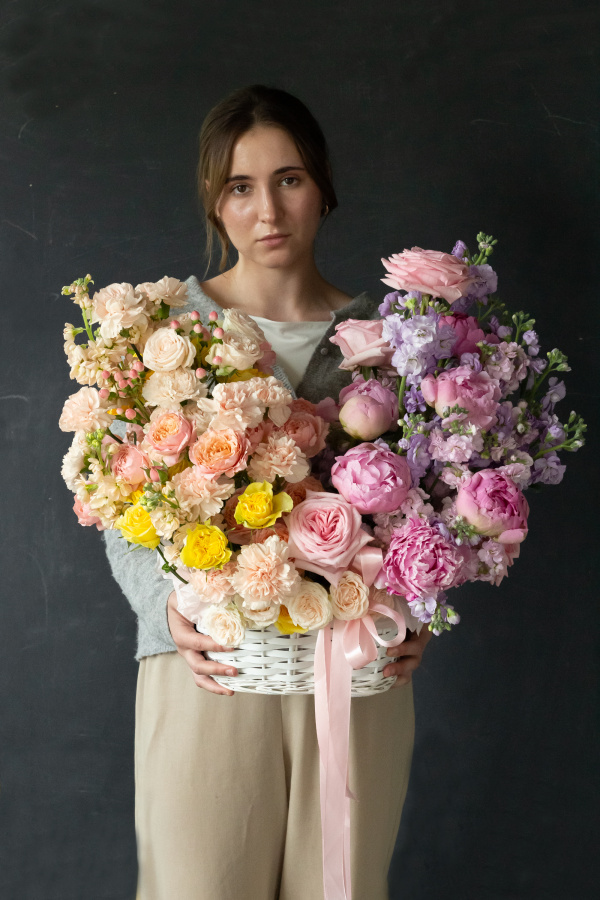 Авторская корзина "Кристина"  №899